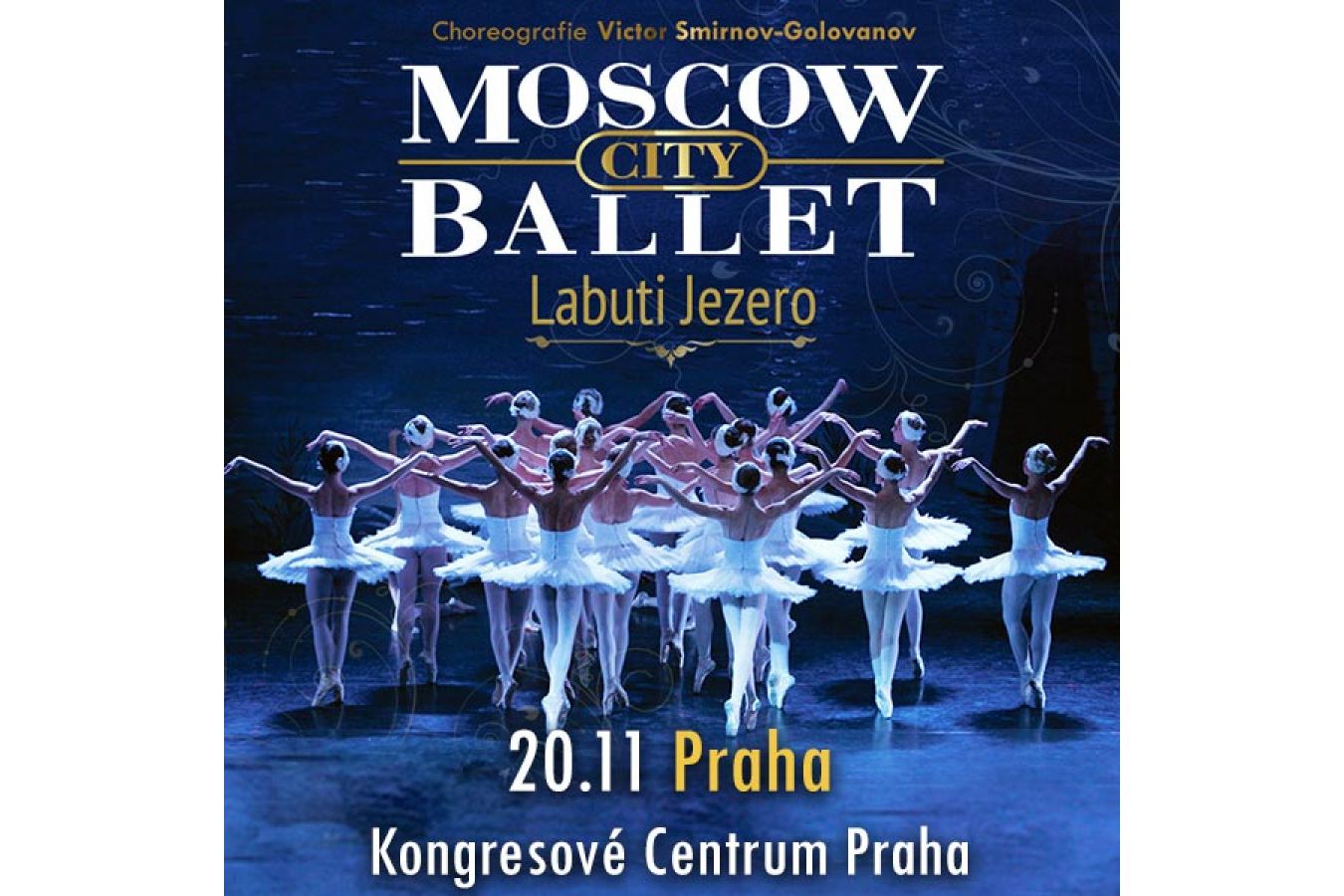 Labutí jezero v provedení Moscow City Ballet v Praze!