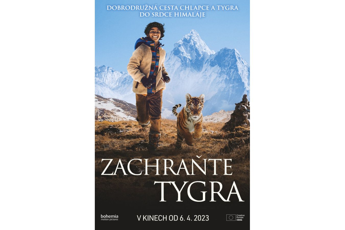 Na filmová plátna přichází dobrodružný film pro celou rodinu Zachraňte tygra