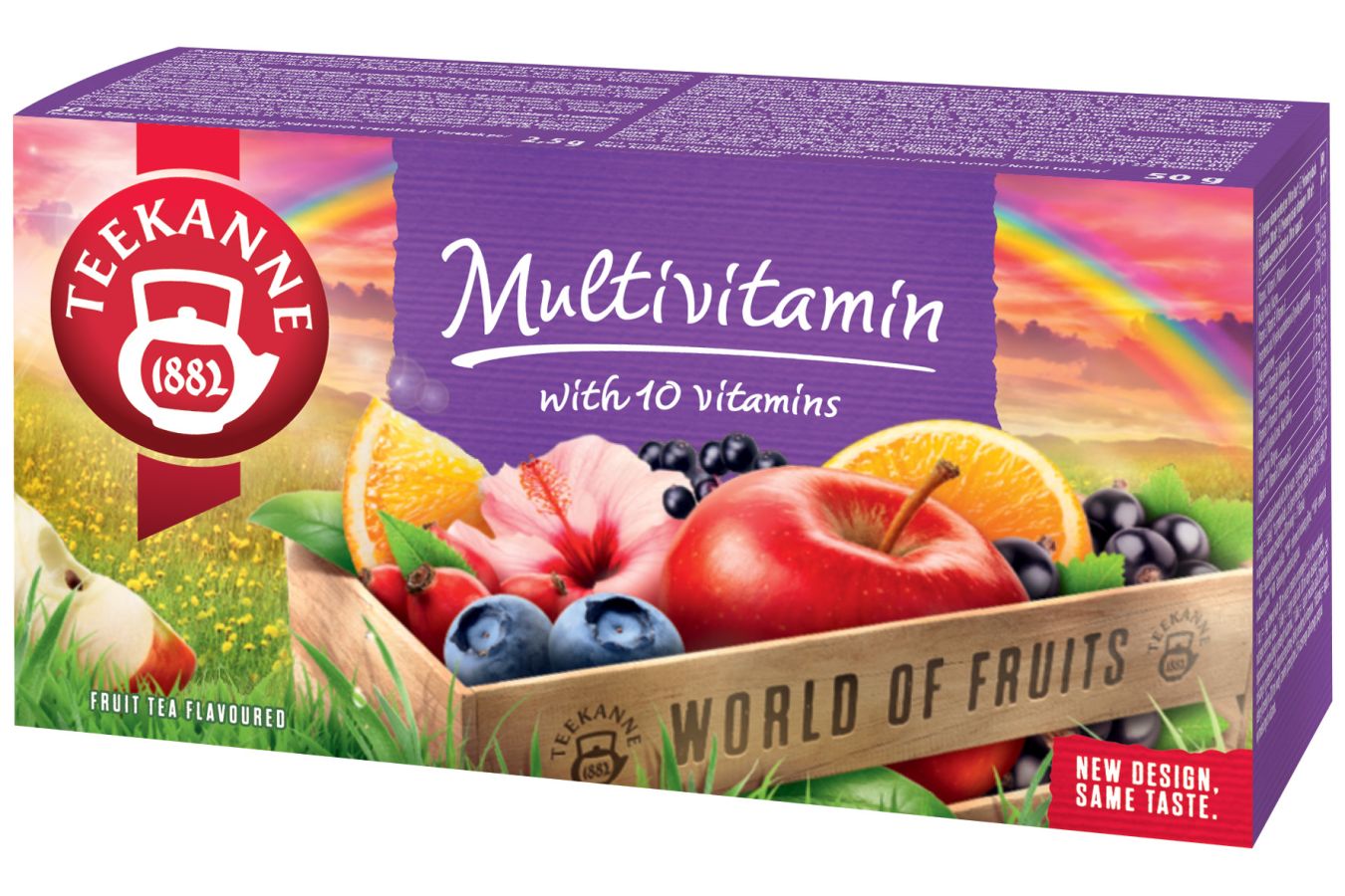 Ovoce a vitamíny ve svěžím čaji TEEKANNE Multivitamin