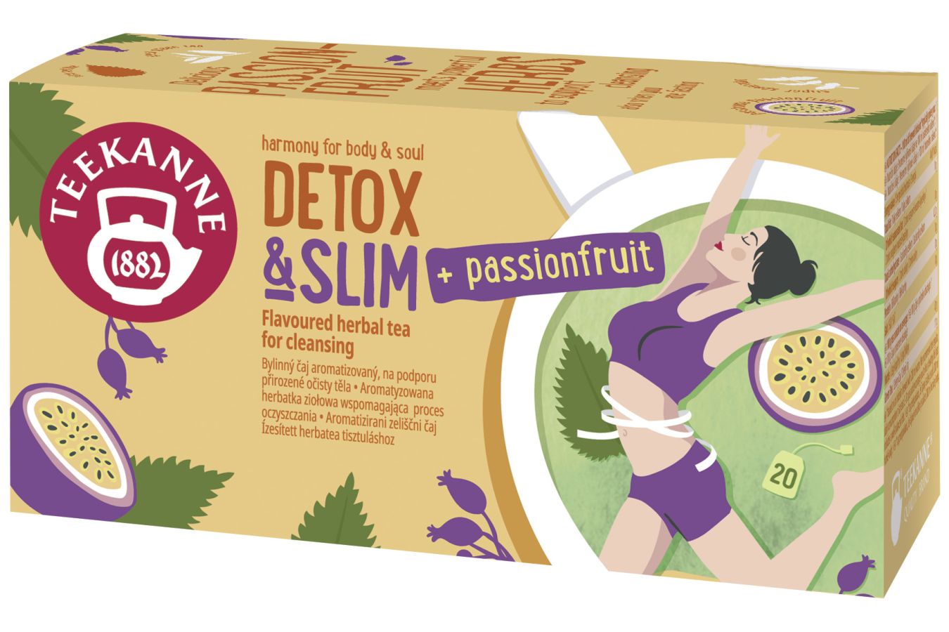 Očistit tělo a zbavit se tuků přírodní cestou? S čajem TEEKANNE Fit&amp;Slim a Detox&amp;Slim to jde