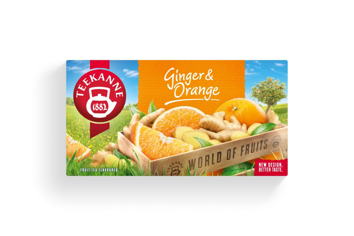 Objevte kouzelné spojení pomeranče a zázvoru  v TEEKANNE Ginger &amp; Orange