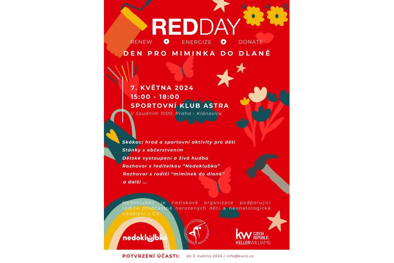 Keller Williams vás zve: REDDAY Praha se bude konat v Klánovicích