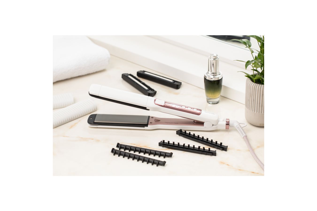 Téměř každé ženě uděláte radost žehličkou na vlasy