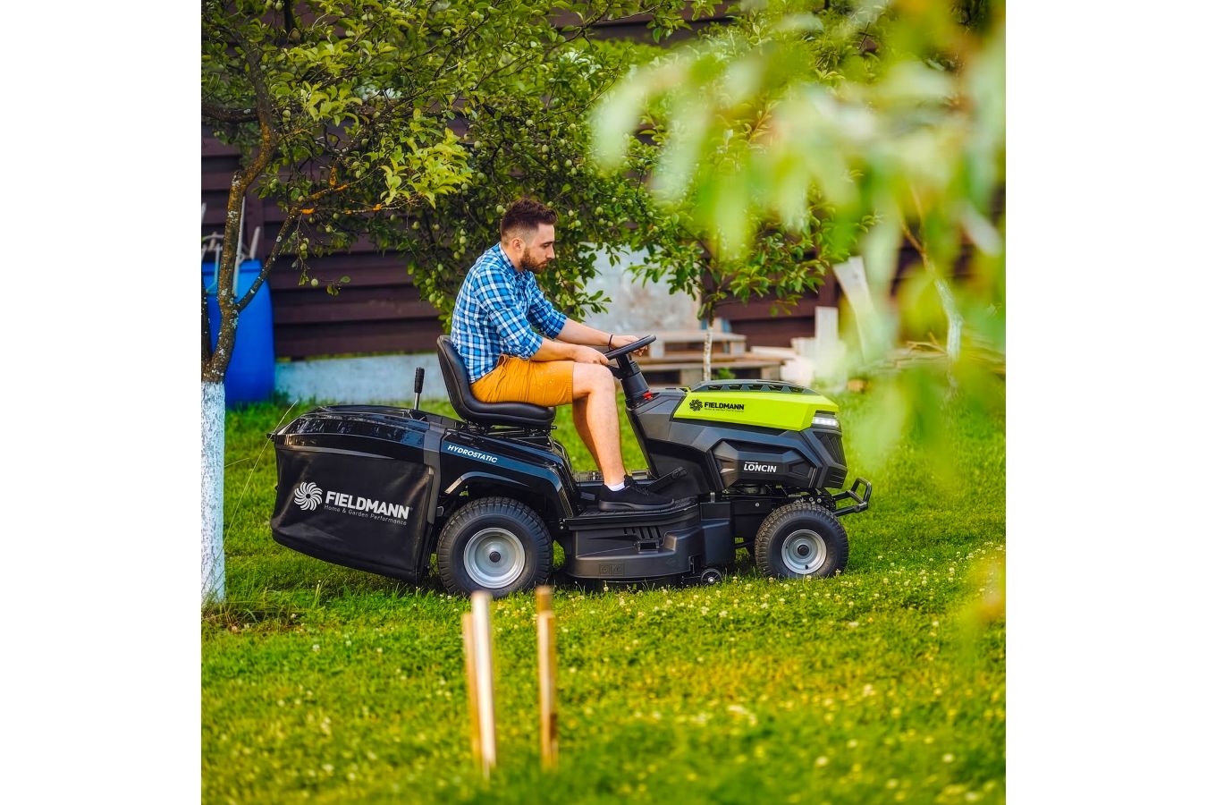 FIELDMANN uvádí nové traktory a rider: Sekání zahrady ještě nikdy nebylo tak pohodlné