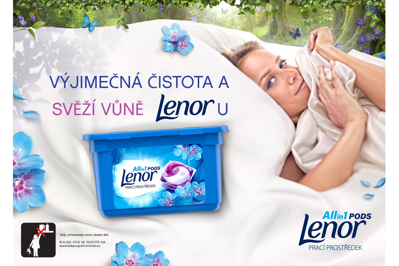 Prádlo můžete i vy hýčkat ve voňavé náruči Lenoru