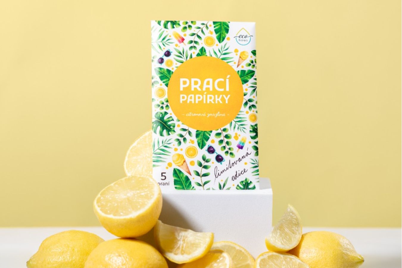 Citronová zmrzlina jako vůně léta. EcoHaus představuje limitovanou edici