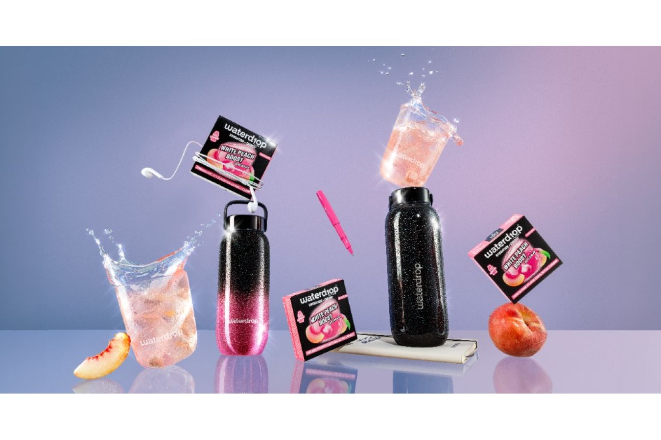 Zářijový restart s waterdrop® WHITE PEACH BOOST