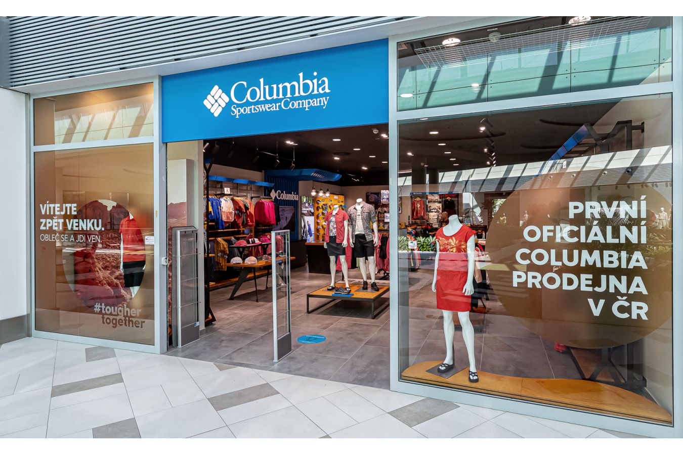 V Praze otevřela pomyslné brány módní značka Columbia Sportswear