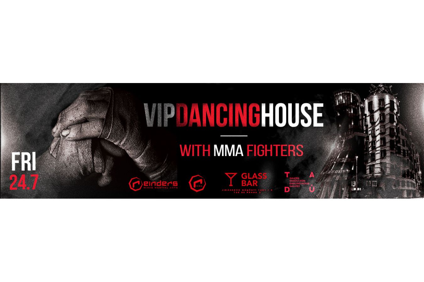 VIP Dancing House – MMA Fighters: Hvězdy MMA vás zvou na střechu Tančícího domu