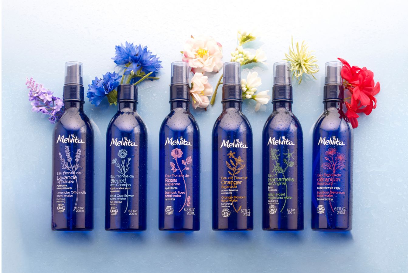 Květinové vody Melvita jsou přirozenou výživou pleti