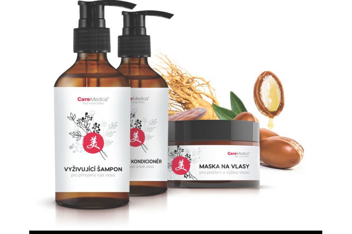 Vlasová péče CareMedica pro oživení vlasů